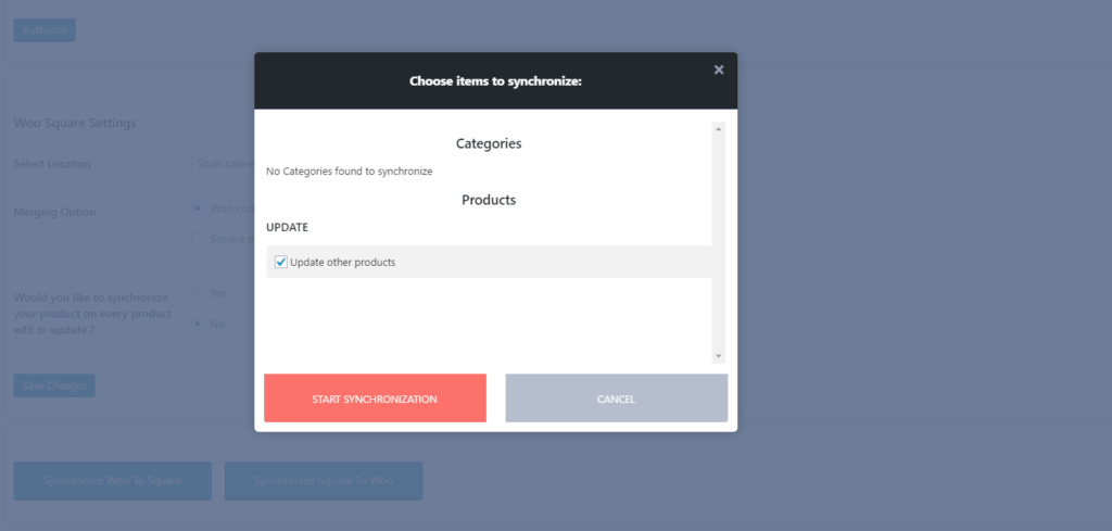 Sync WooCommerce With Square Manually