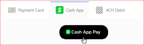 Click the 'Cash App Pay Button,' this will reveal a QR Code
