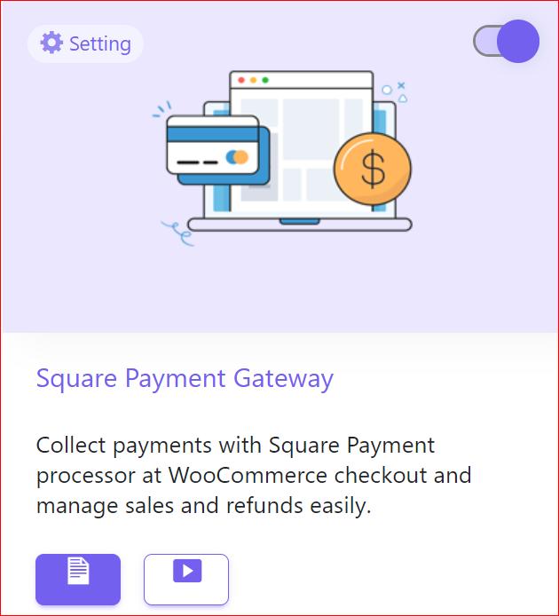 Square Payment Gateway' module