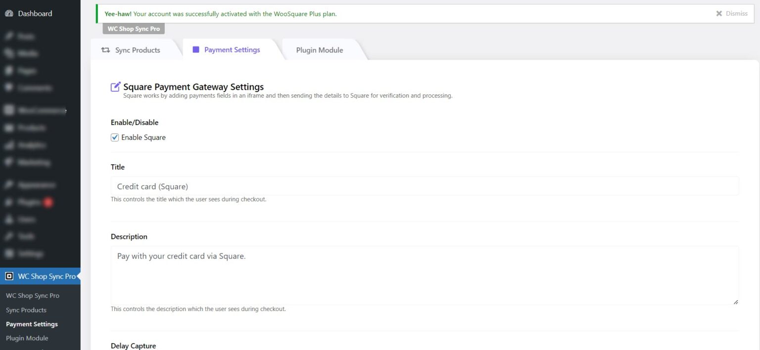 WC Shop Sync Documentation – Connect Square and WooCommerce
